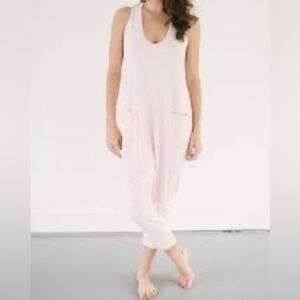 SMASH + TESS Sz M Saturday in Pink Lemonade Super Soft Romper Jumpsuit